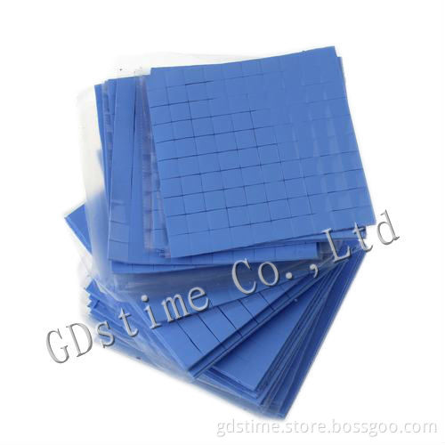 10x10mm 0.39"x0.39 0.5mm 1mm 2mm Thickness Thermal Pad Pads